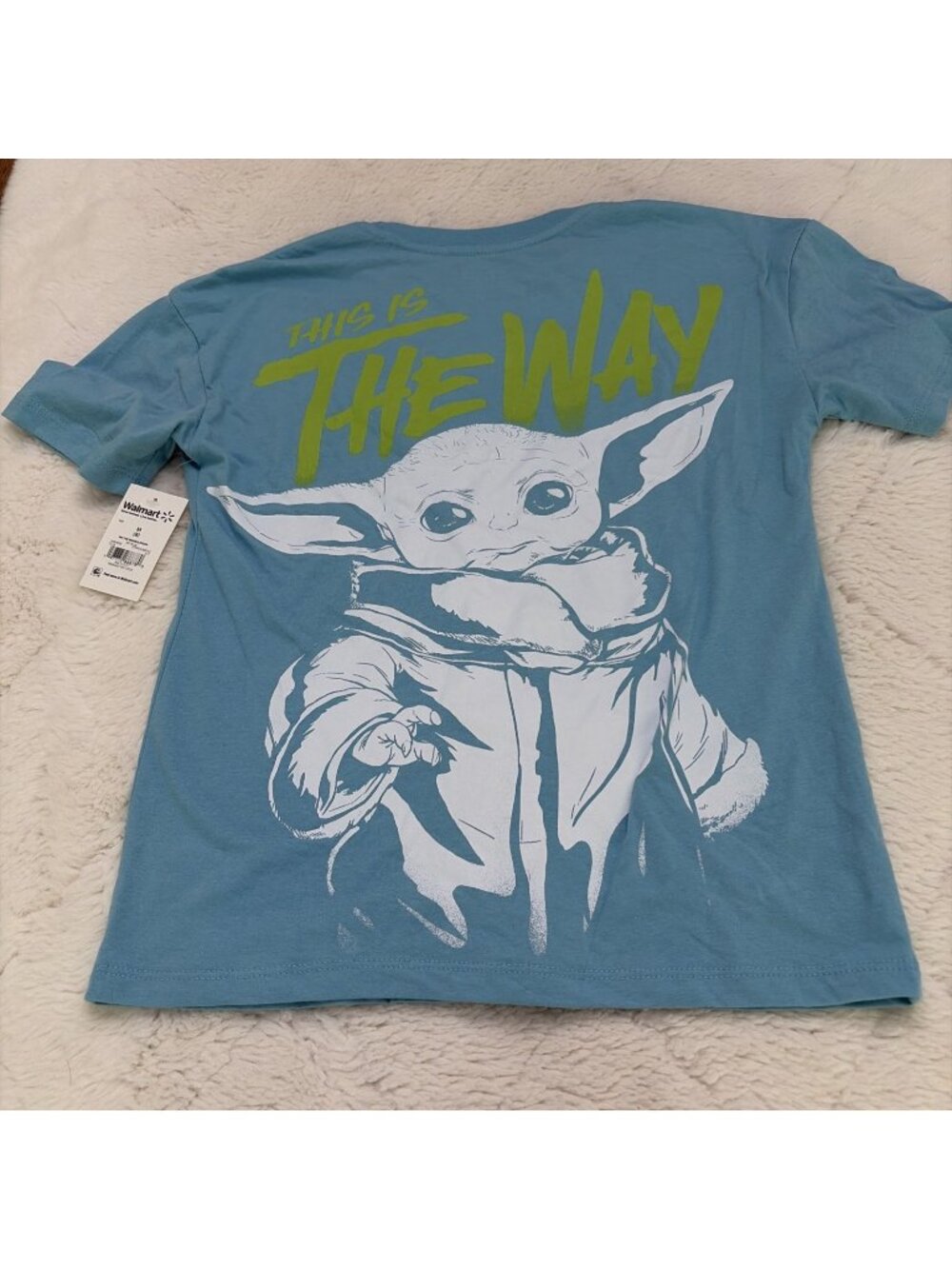 Star Wars Manalorian Yoda Tee Boys M 8 NWT